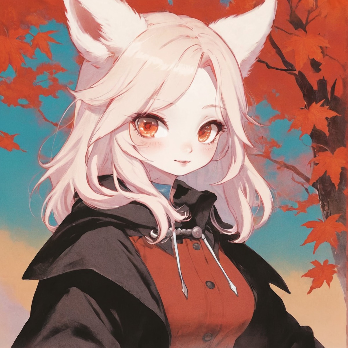 digitalart, digitalpainting, characterdesign, portrait, adoptable, animedrawing, fox, anime, photography, artforsale, conceptart, fantasy, fantasyart, feathers, adoptableoc, adoptablesopen, dailychallenge, aiadoptable, furryfall, midjourney, midjourneyart, midjourneyartwork