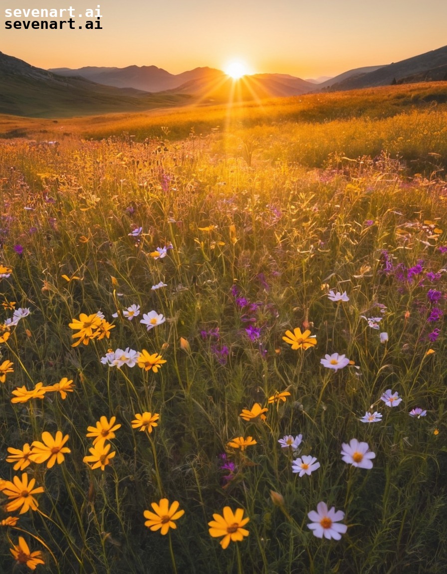 nature, flowers, wildflowers, sunlight, landscape