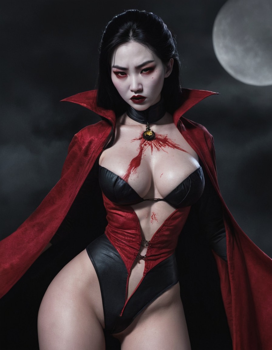 mulan, vampire, chinese folklore, dark fantasy, legendary character, reimagined story