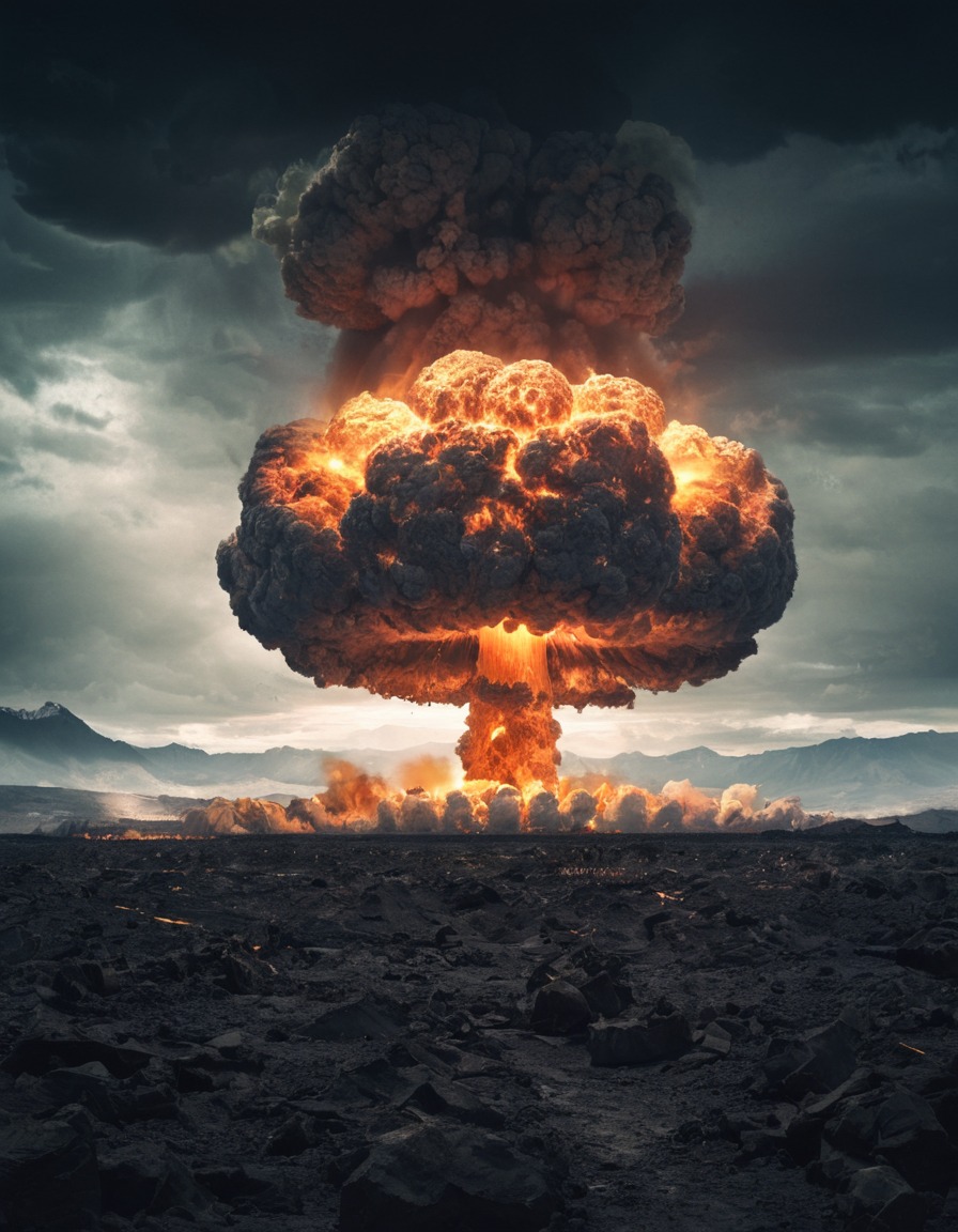 explosion, nuclear bomb, destruction, power, apocalypse, nuclear, weapon