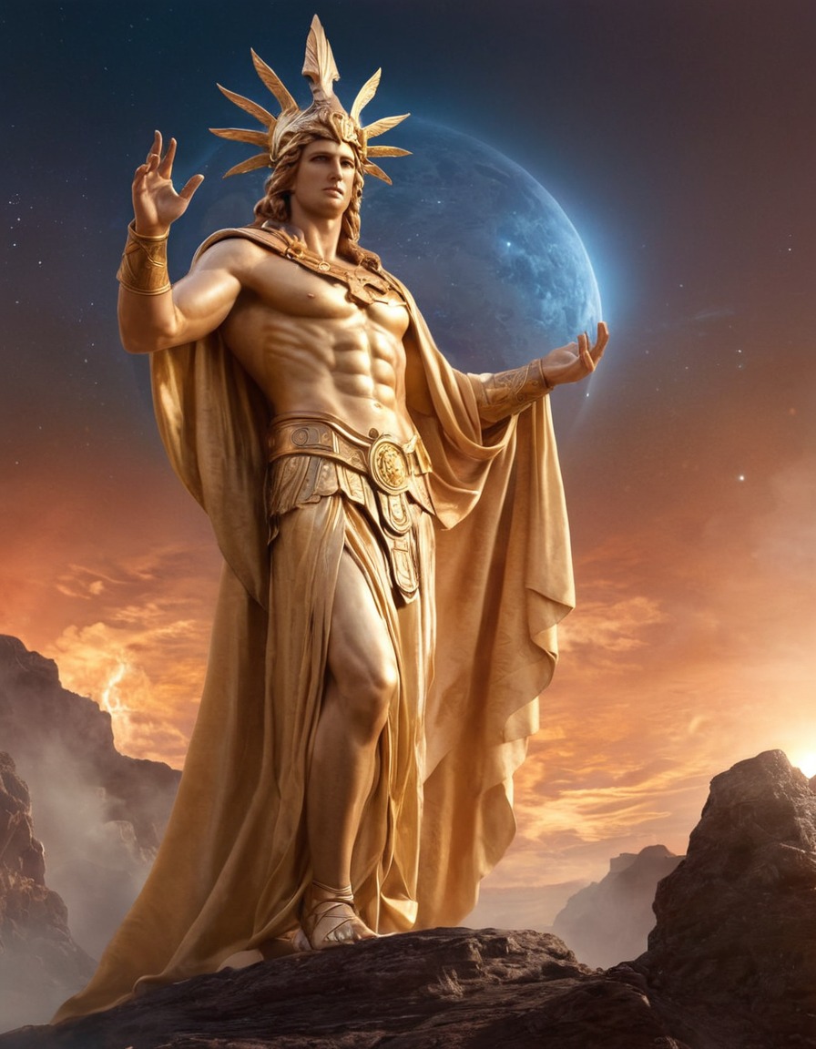apollo, epic, god, greek mythology, mythological scene