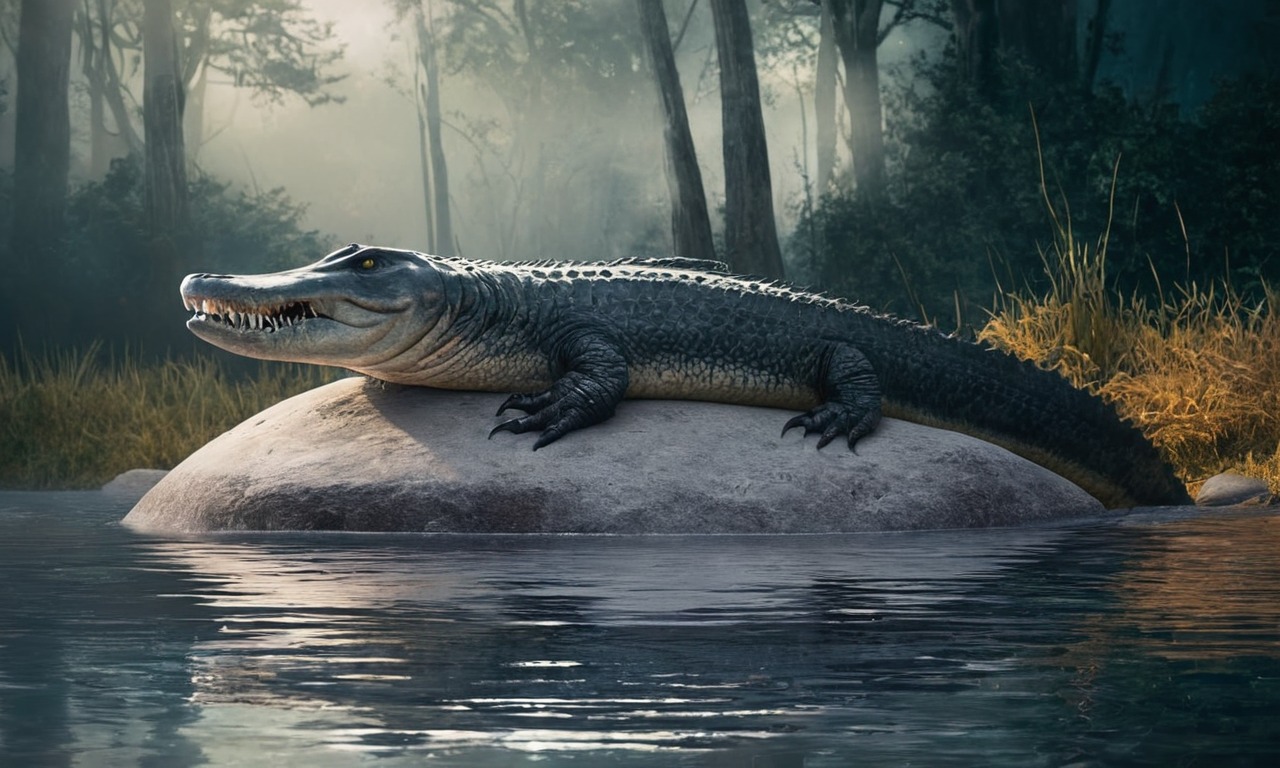 digitalpainting, animal, wildlife, horror, forest, dinosaur, jungle, crocodile, wallpaper, zoo