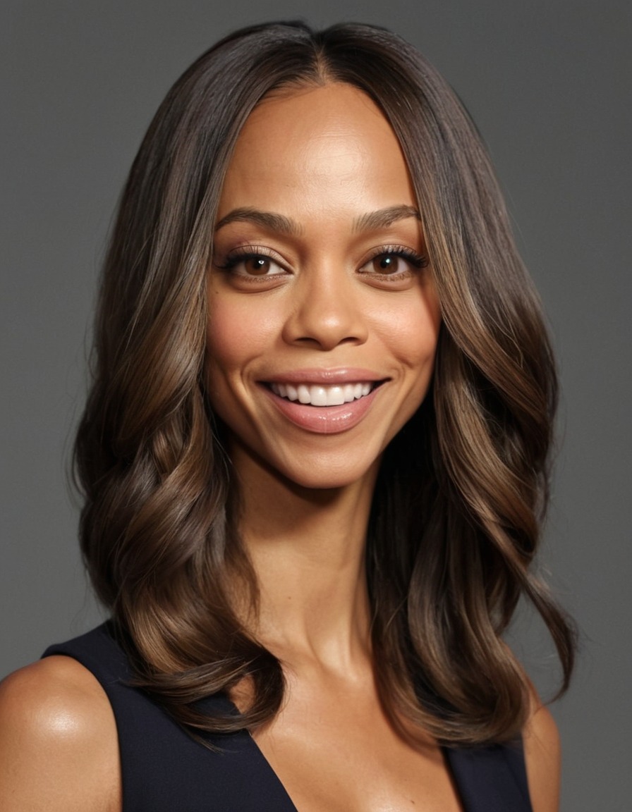 funny, zoe saldana, caricature, actress