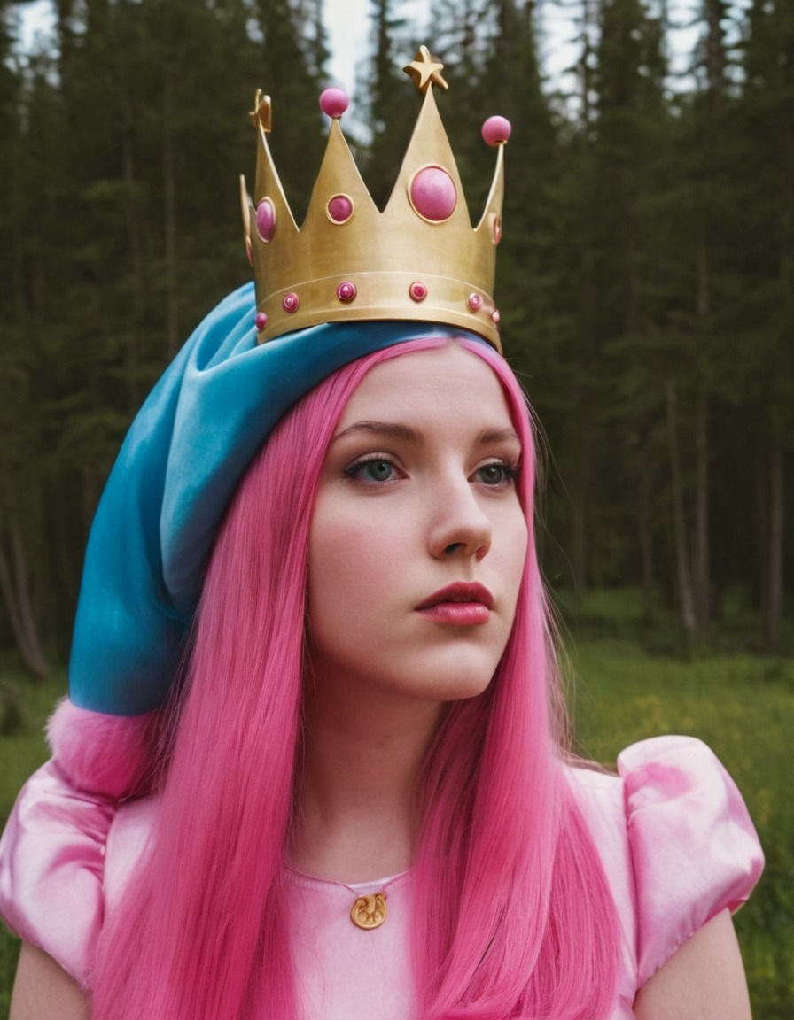 princess bubblegum, adventure time, cartoon character, transformation, beautiful woman, fictional character, fantasy