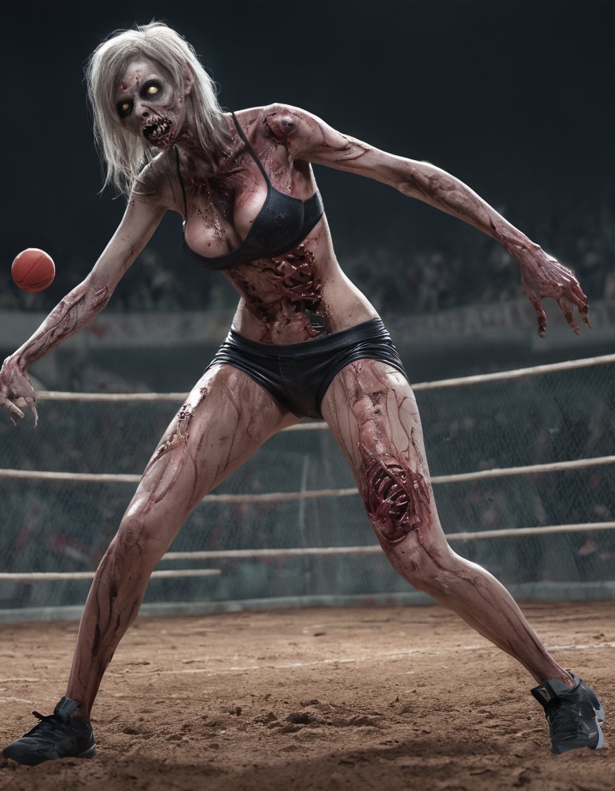 zombie, sport, competitive, undead, horror