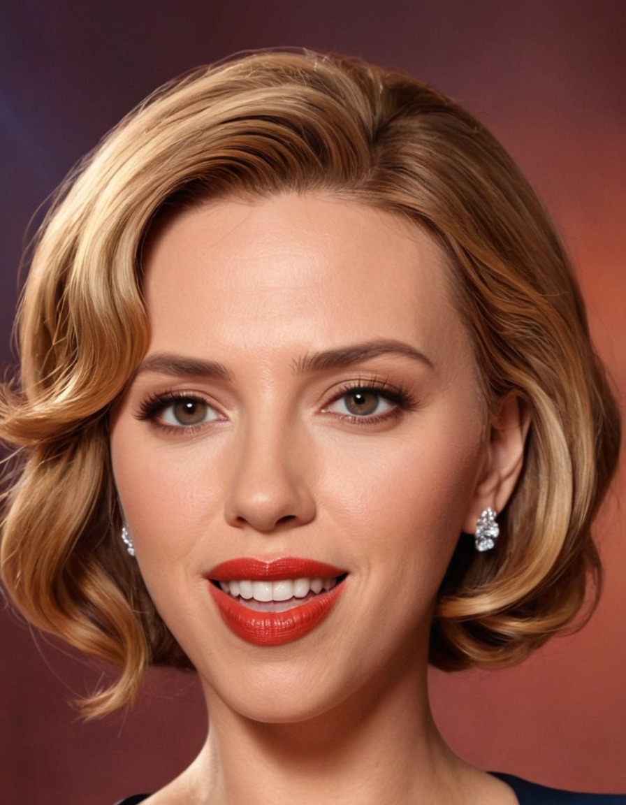 fun, scarlett johansson, caricature, actress, hollywood, humor