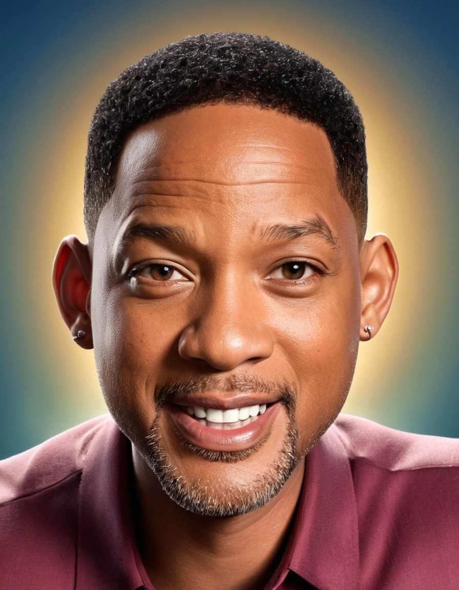 will smith, funny, caricature, comedy, entertainment