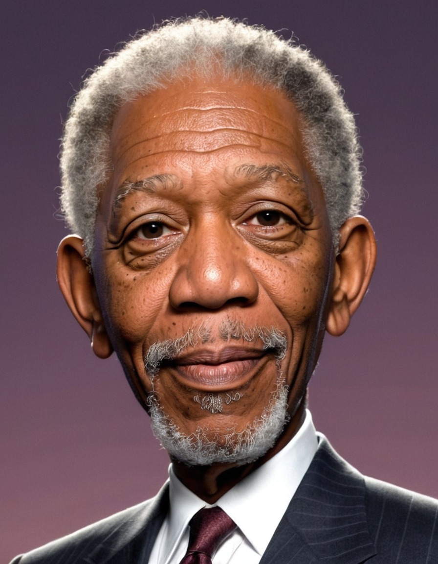 morgan freeman, caricature, comedy, entertainment, humor, actor