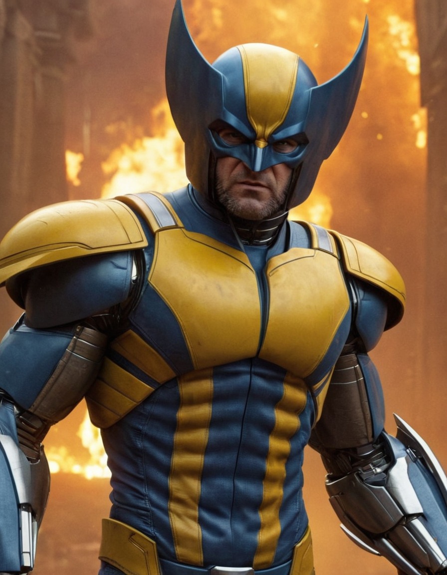 wolverine, marvel, robot, superhero, fictional character, cybernetic enhancements