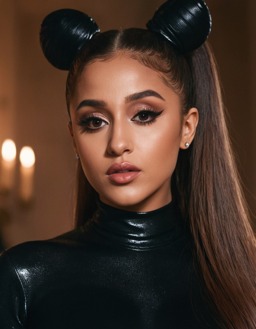 ariana grande, evil villain, music artist, singer, pop icon