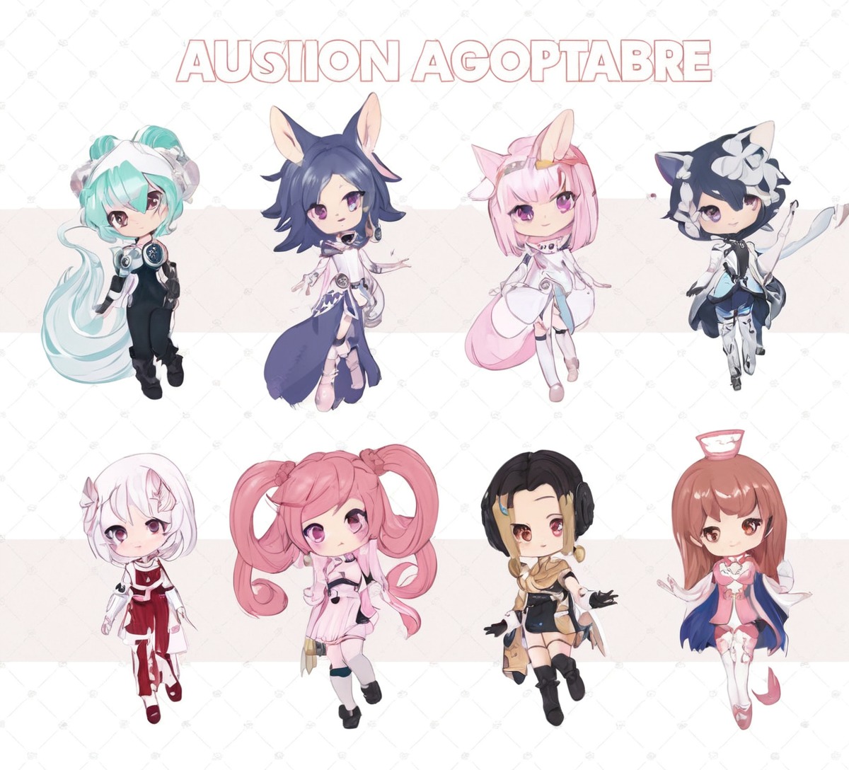 adopt, adoptable, artists, auction, characterdesign, fantasy, fantasycharacter, humanoid, originaldesign, outfitdesign, pink, adoptablesopen, chibibatch, chibis, chibicutekawaii