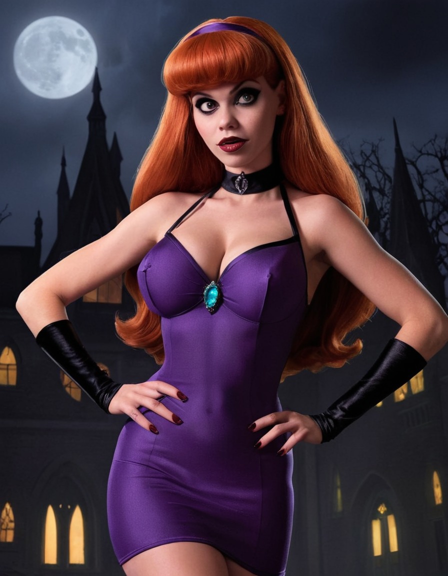 vampire, daphne blake, scooby-doo, fictional character, supernatural, disguise