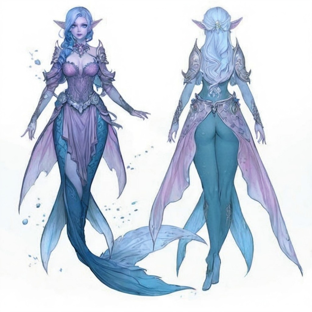 characterdesign, adoptable, adoptablesopen, fantasycharacter, mermaid, aiartwork