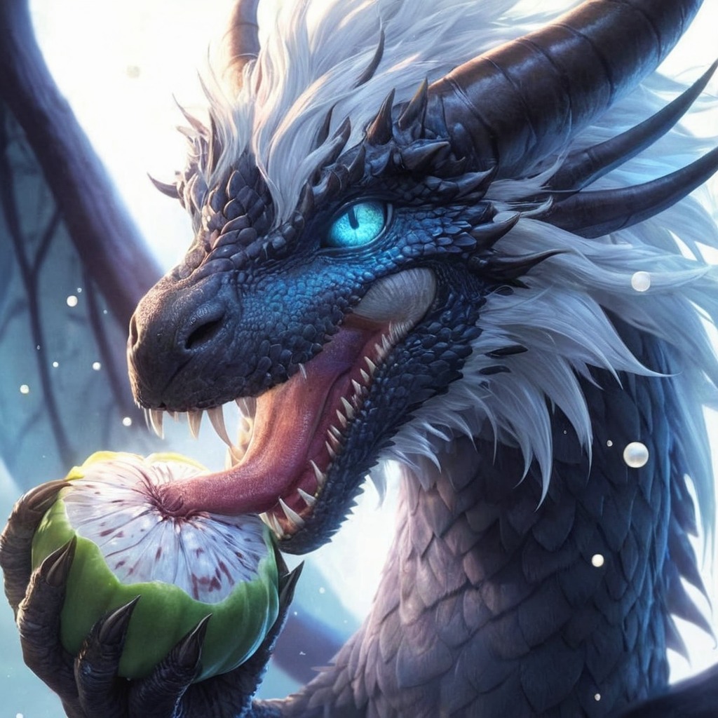 dragon, digitalart, portrait, characterdesign, magic, dragoness, adopt, adoptable, dark, dragonfruit, fruit, hungry, snack, tasty, treat