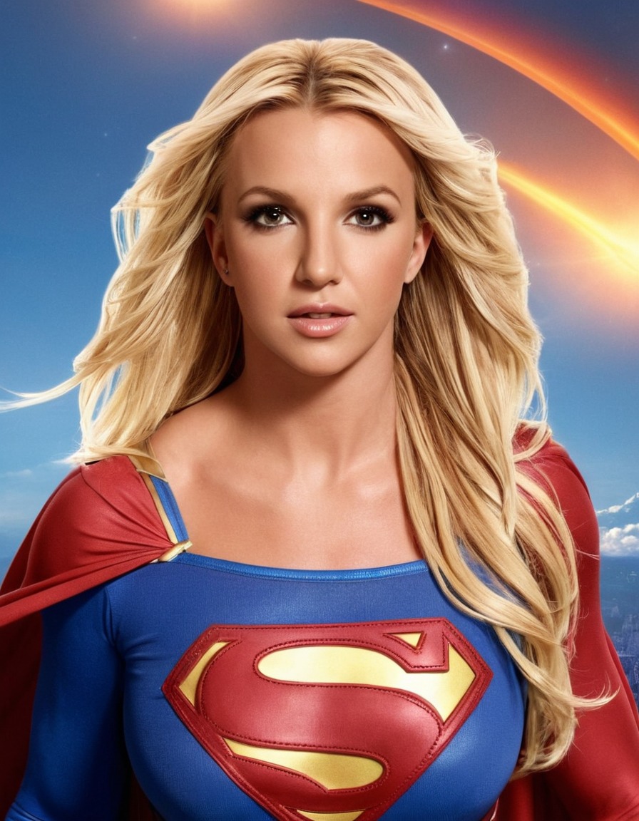 britney spears, superhero, superwoman, transformation, celebrity, pop star, empowerment