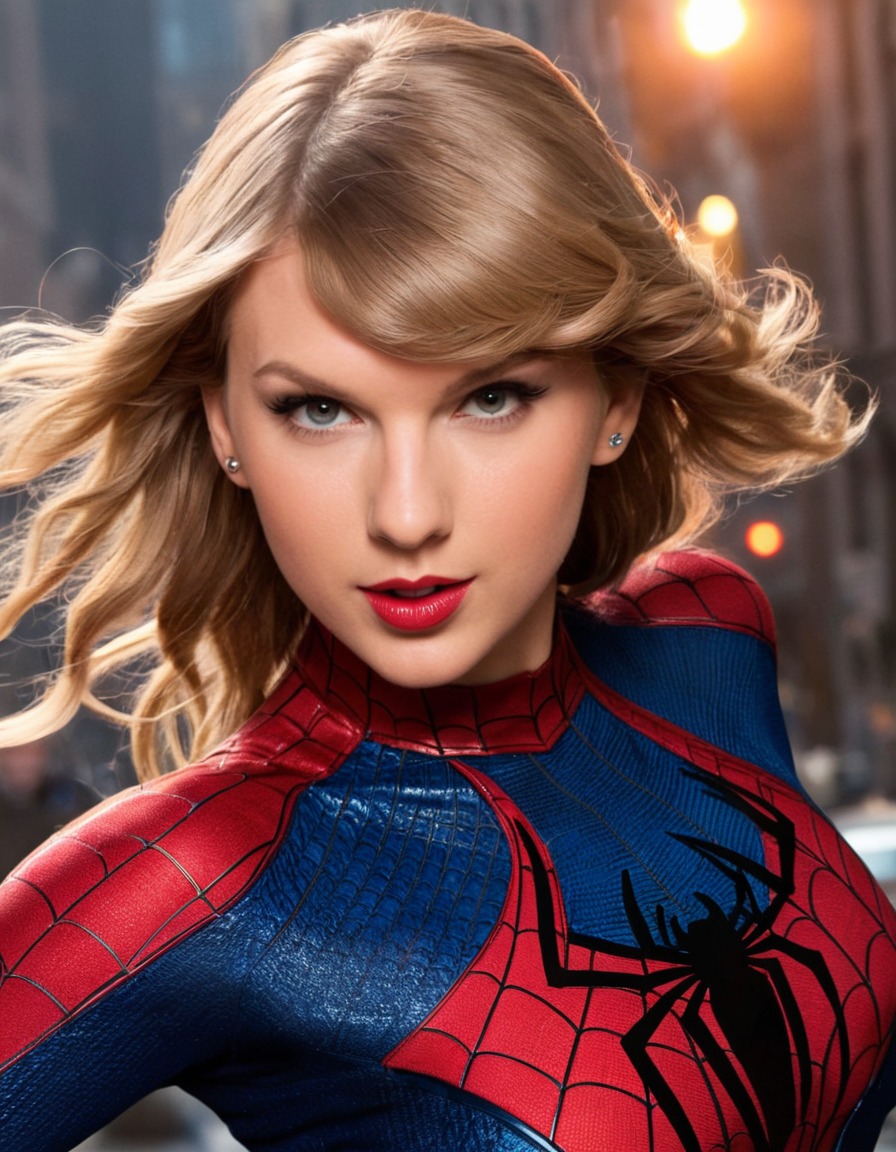 taylor swift, spiderman, pop culture, music industry, superhero, celebrity, entertainment