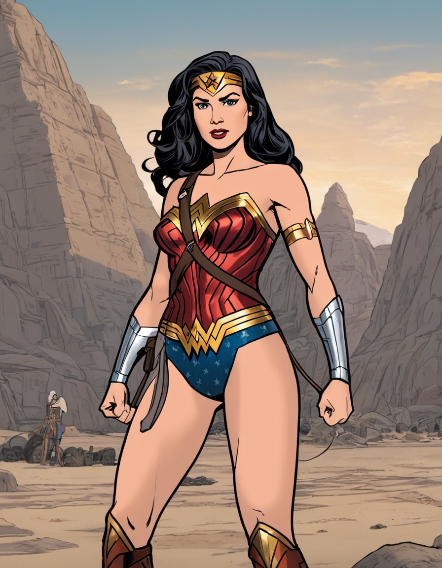 wonder woman, superhero, gal gadot, dc comics, action, film adaptation, movie scene