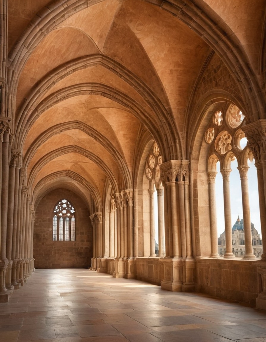 romanesque architecture, cathedral, ornate design, arches, windows, architecture