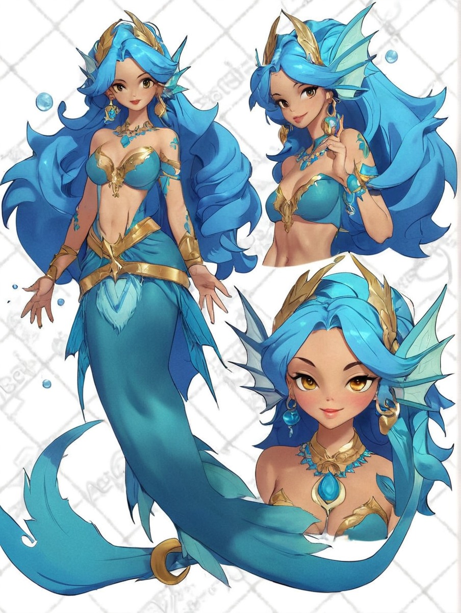 characterdesign, adoptable, adoptablesopen, adoptableauction, humanoid, sale, digitalart, anime, commission, characterconcept, fantasycharacter, animedrawing, mermaid, otaadoptables