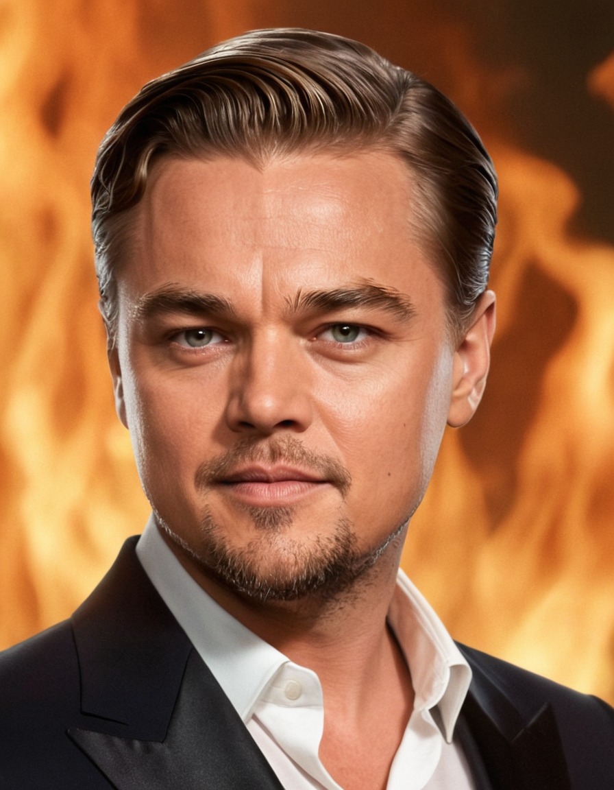 leonardo dicaprio, actor, gender transformation, feminine portrayal, celebrity, hollywood, cinema