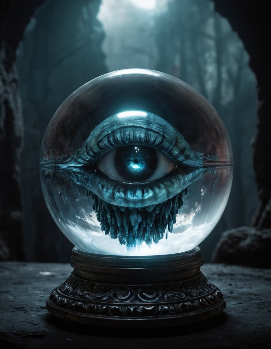 mystical, crystal ball, visions, future