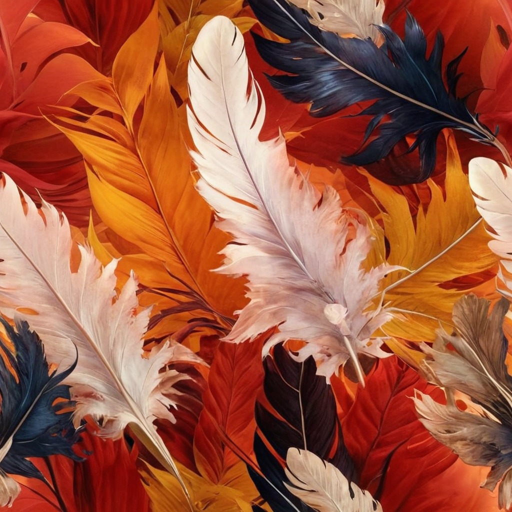 digitalart, wallpaper, bird, beautiful, feathers, aiart