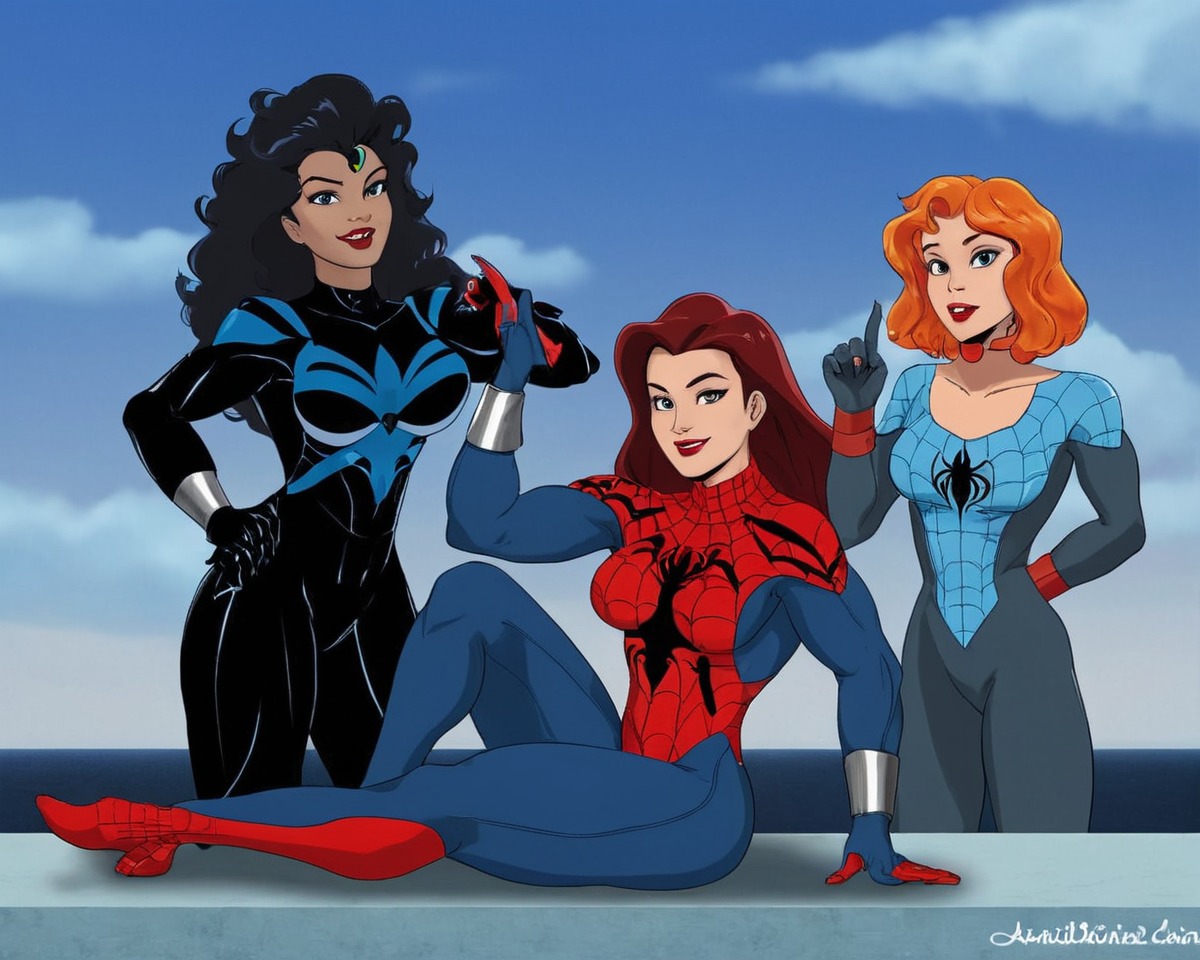 spiderman, spidergirl, maydayparker, aprilparker, annieparker, mayhemmarvel