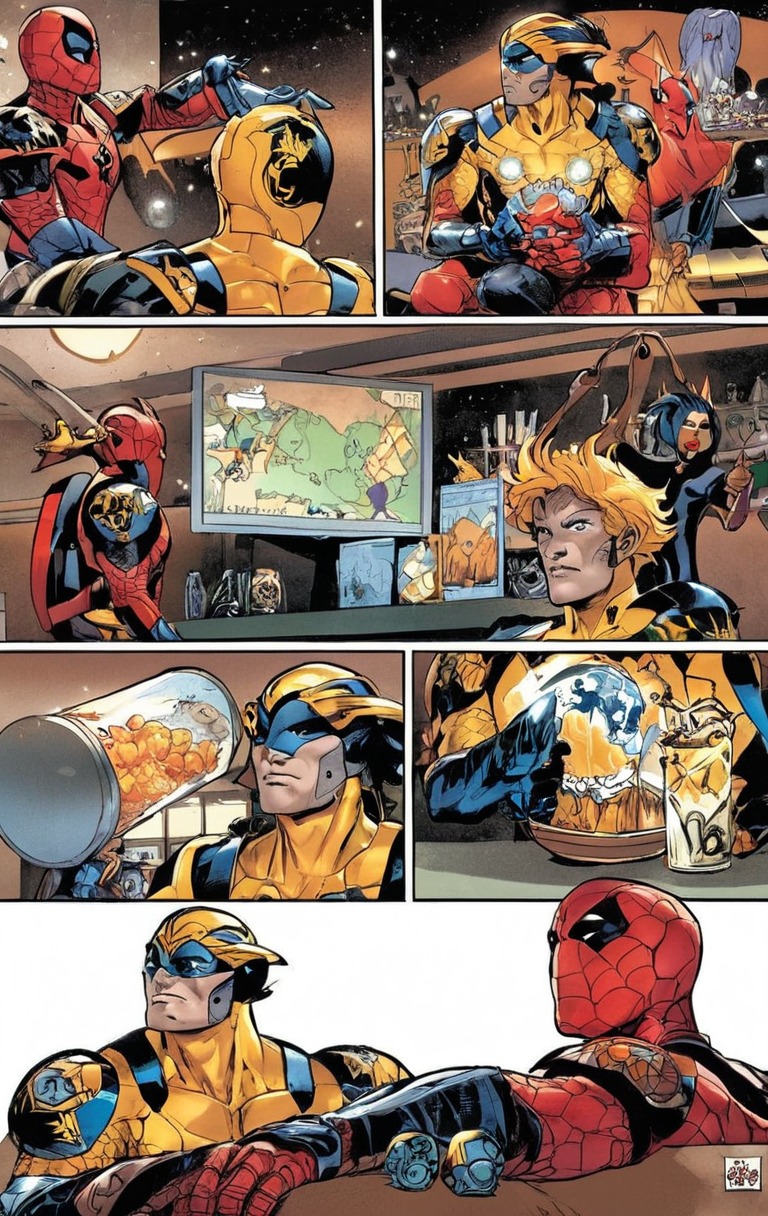 comic, deadpool, xmen, avengers