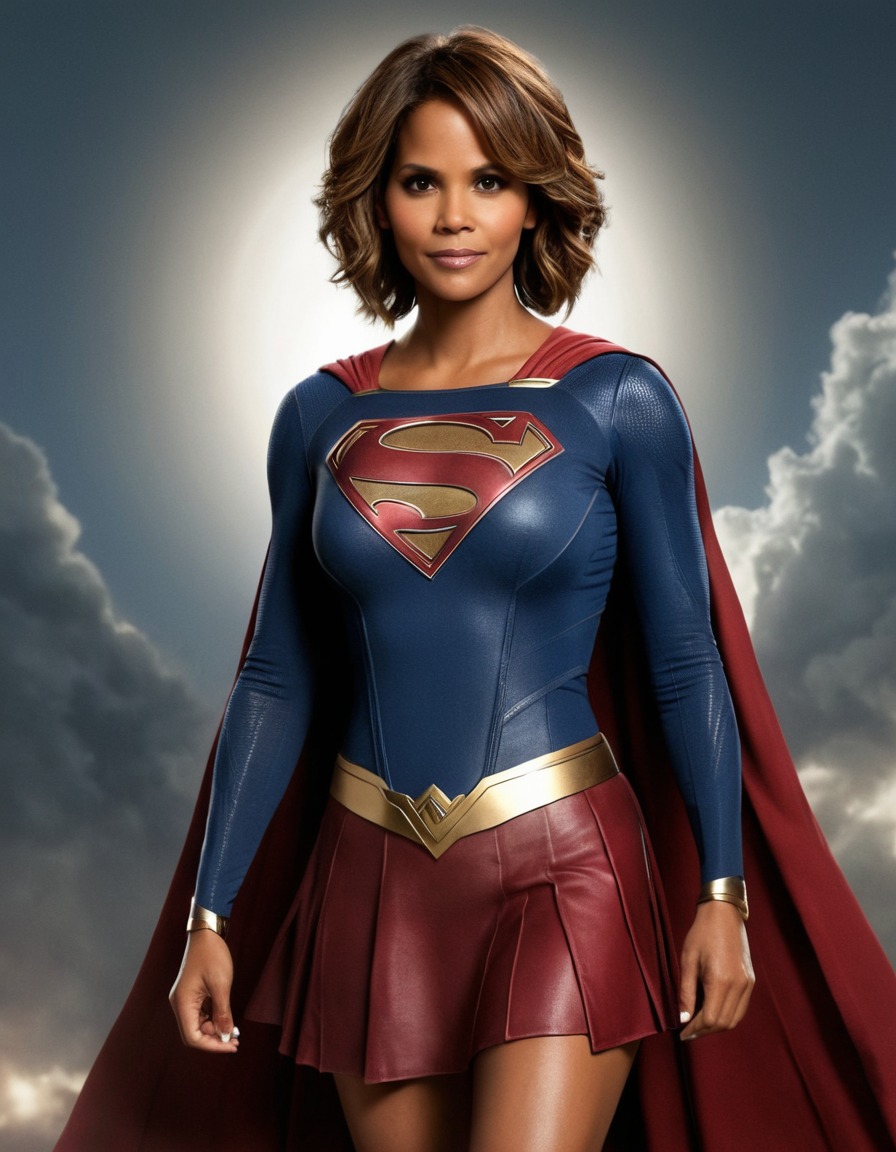 halle berry, supergirl, superhero, actress, hollywood, celebrity