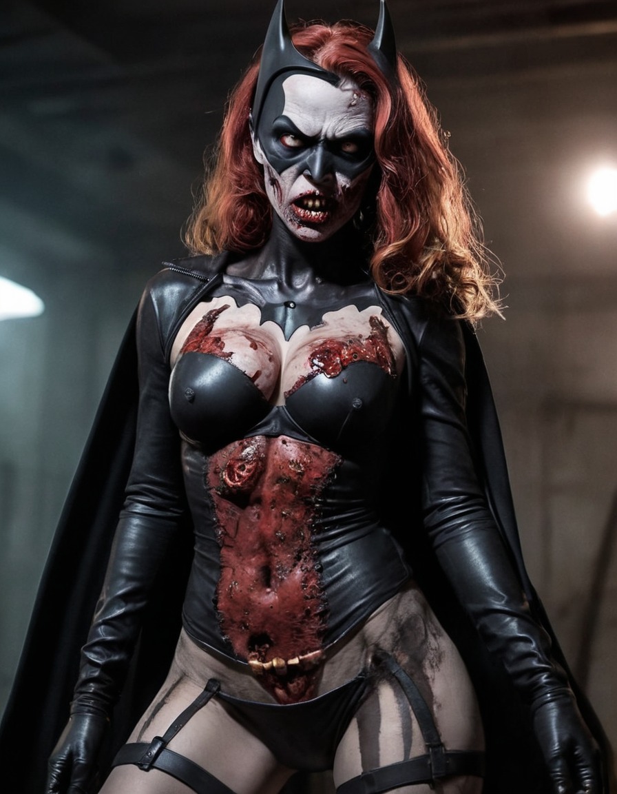 zombie, batwoman, superhero, undead, dc comics, gotham city