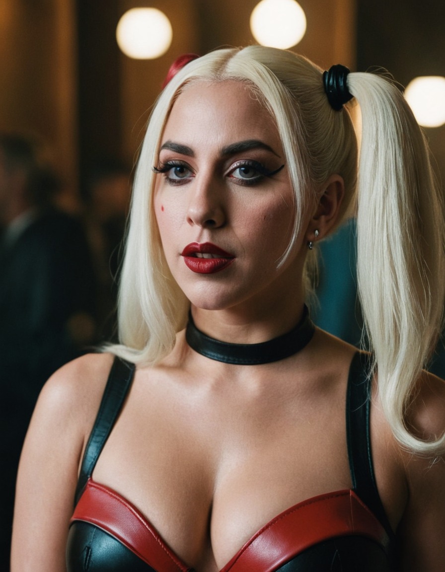 harley quinn, lady gaga, cosplay, villain, fashion, celebrity, dc comics