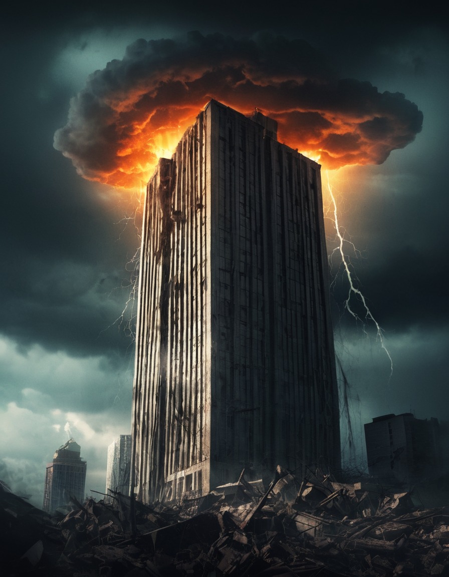 apocalyptic, urban decay, disaster, radioactive, storm, fallout, games, tv shows, amazon prime