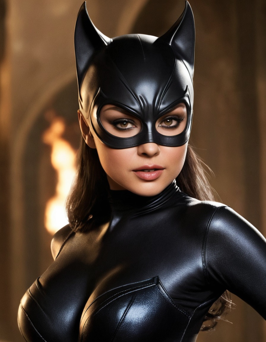 catwoman, mila kunis, actress, character, superhero, feline, costume