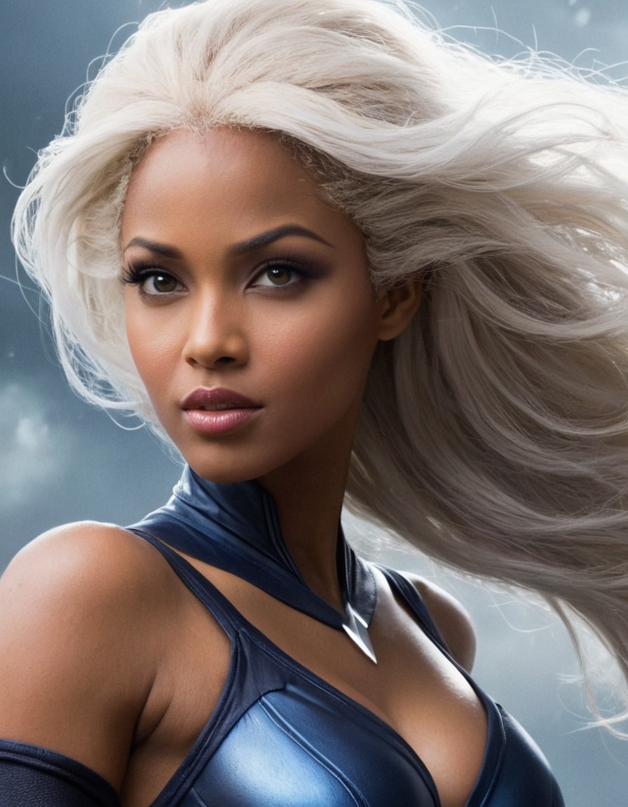 storm, x-men, ororo munroe, superhero, weather manipulation, elegant, powerful