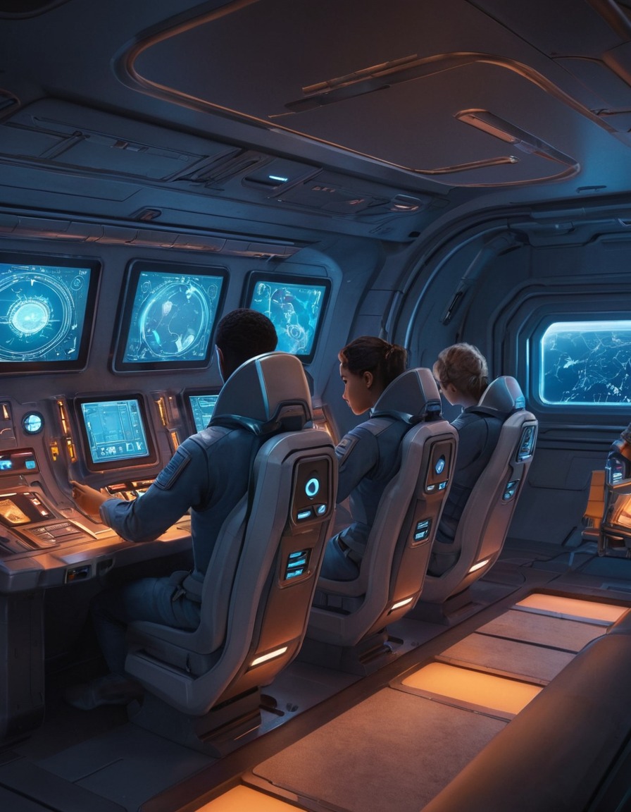 among us, spaceship, crewmates, teamwork, video game, computer games