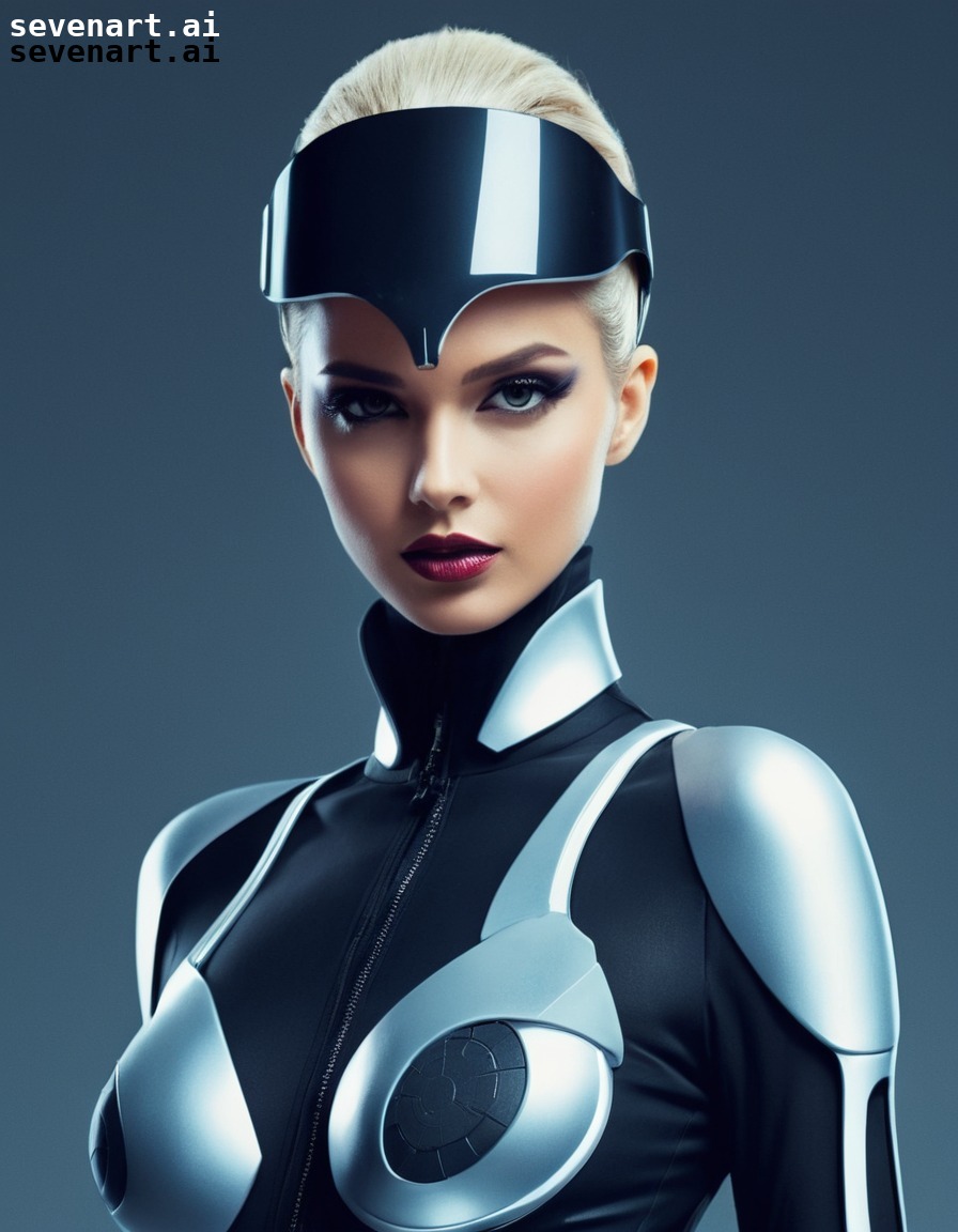 futuristic, avant-garde, fashion, supermodel, illustration, super woman, woman, super model