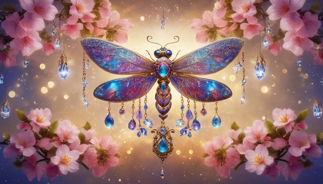 digitalart, fantasyart, butterflies, digitalpainting, wallpaper, decoration, dragonfly, forsale