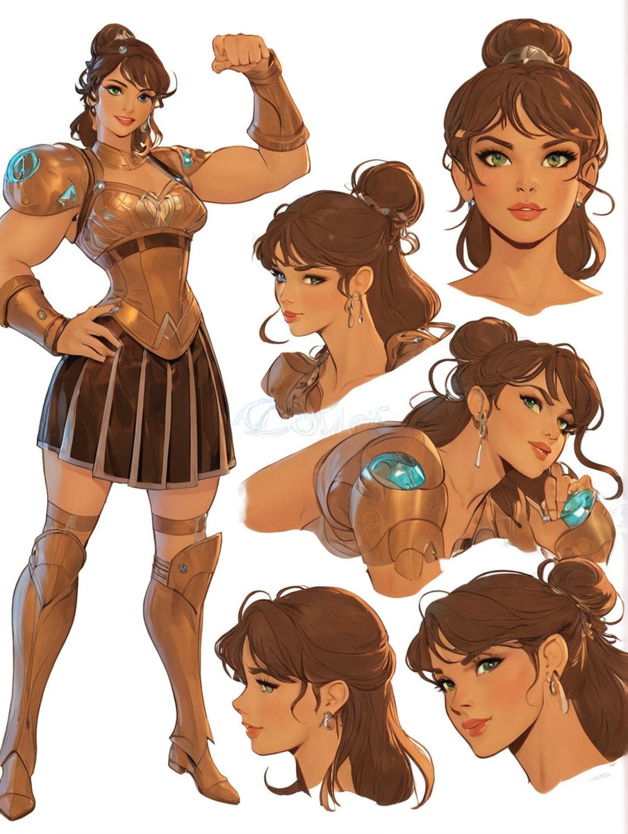 characterdesign, warrior, characterconcept, fighter, digitalart, referencesheet, adoptable, charactersheet, ocdesign, adoptablesopen, adoptoc, aiartwork, aigeneratedart