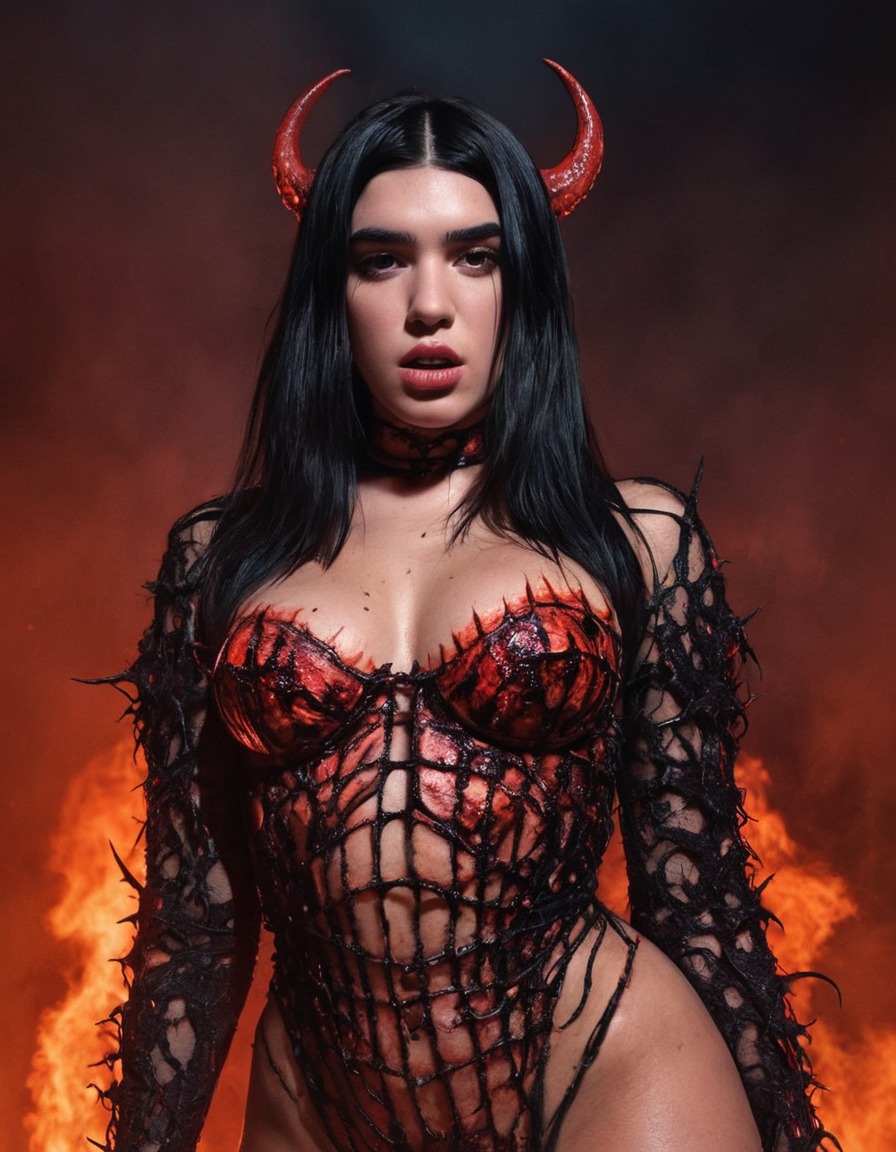 dua lipa, hell, demon, music artist