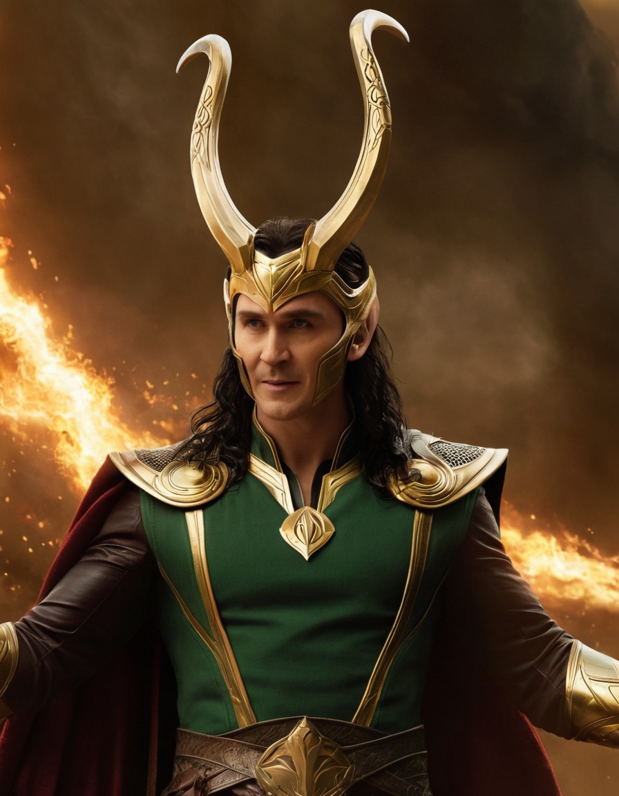 loki, norse mythology, epic, god, scene, mythology, trickster