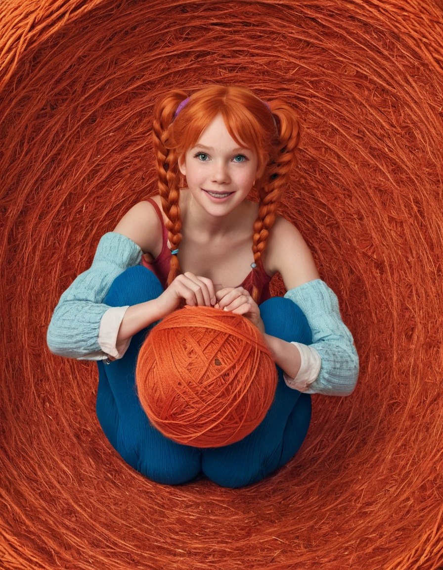 pippi longstocking, character, yarn, tangle, mischief, adventure, books