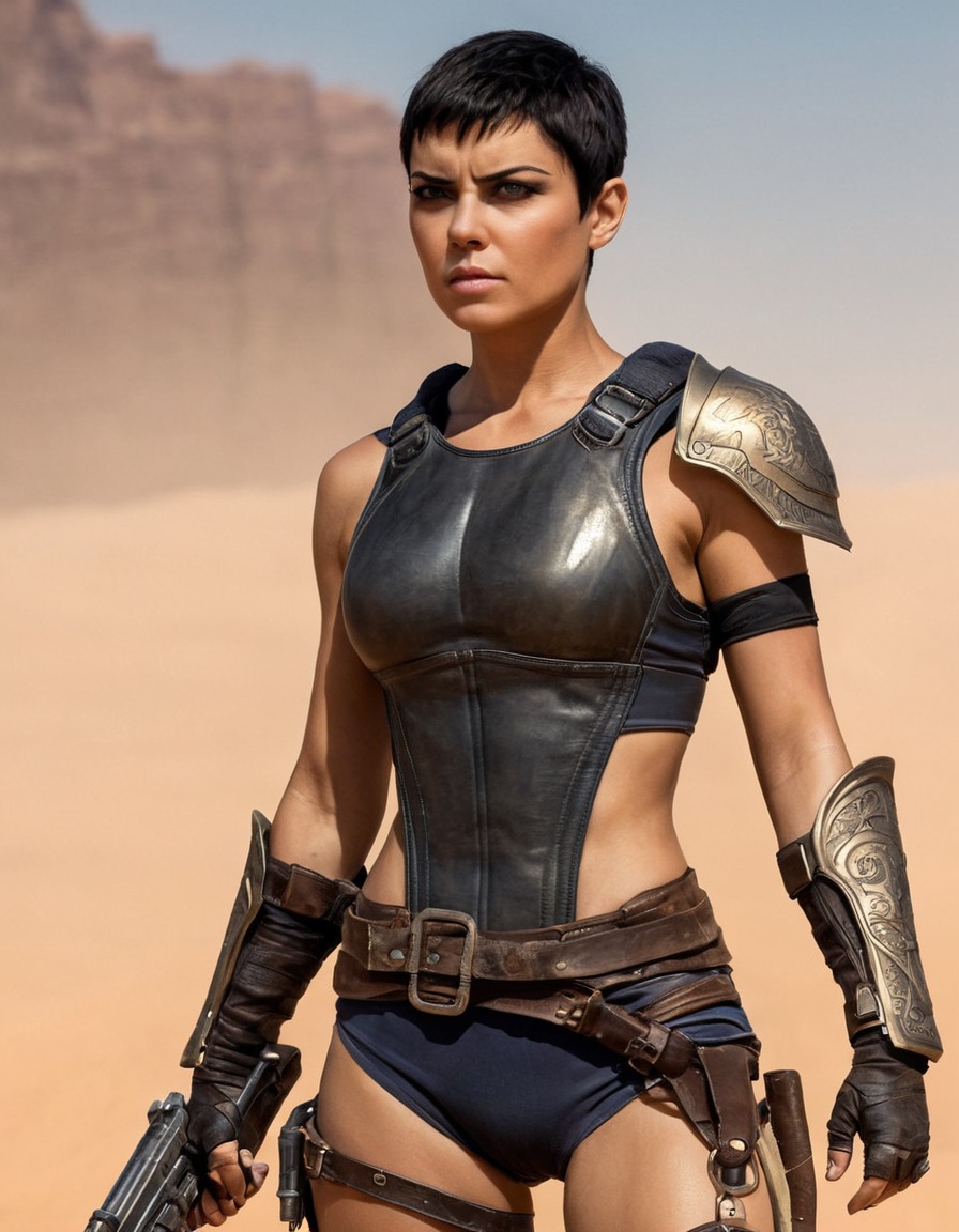 furiosa, character, armor, challenge, strong, warrior, mad max