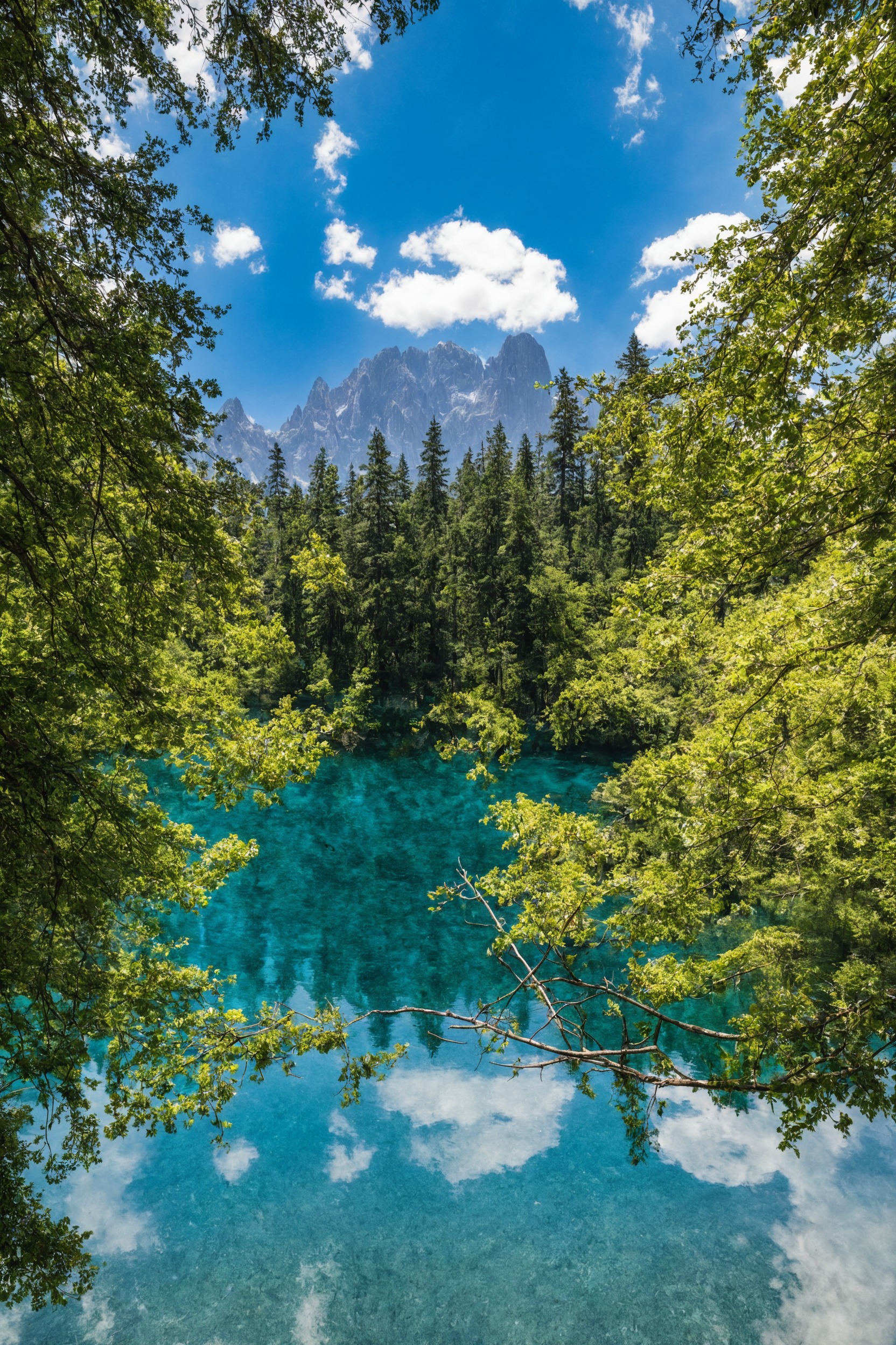 photographers on tumblr, photography, my photography, original photography, original photographers, lake, mountains, trees, forest, amateur photography, dolomites, window view, amazing views, mountain lake