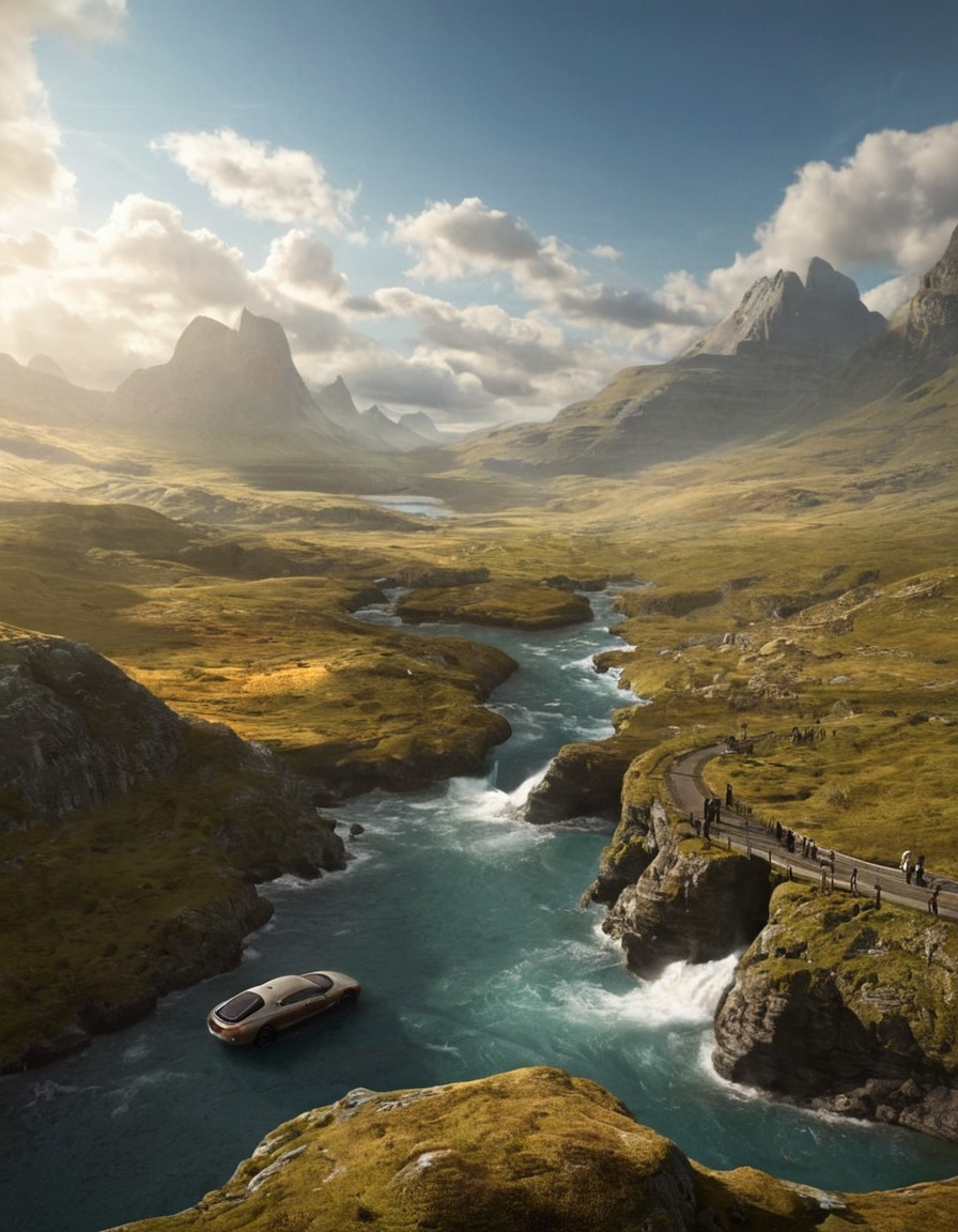 skyfall (2012), beautiful scene, movie scene, cinematic masterpiece, james bond film, sweeping landscape, visual splendor