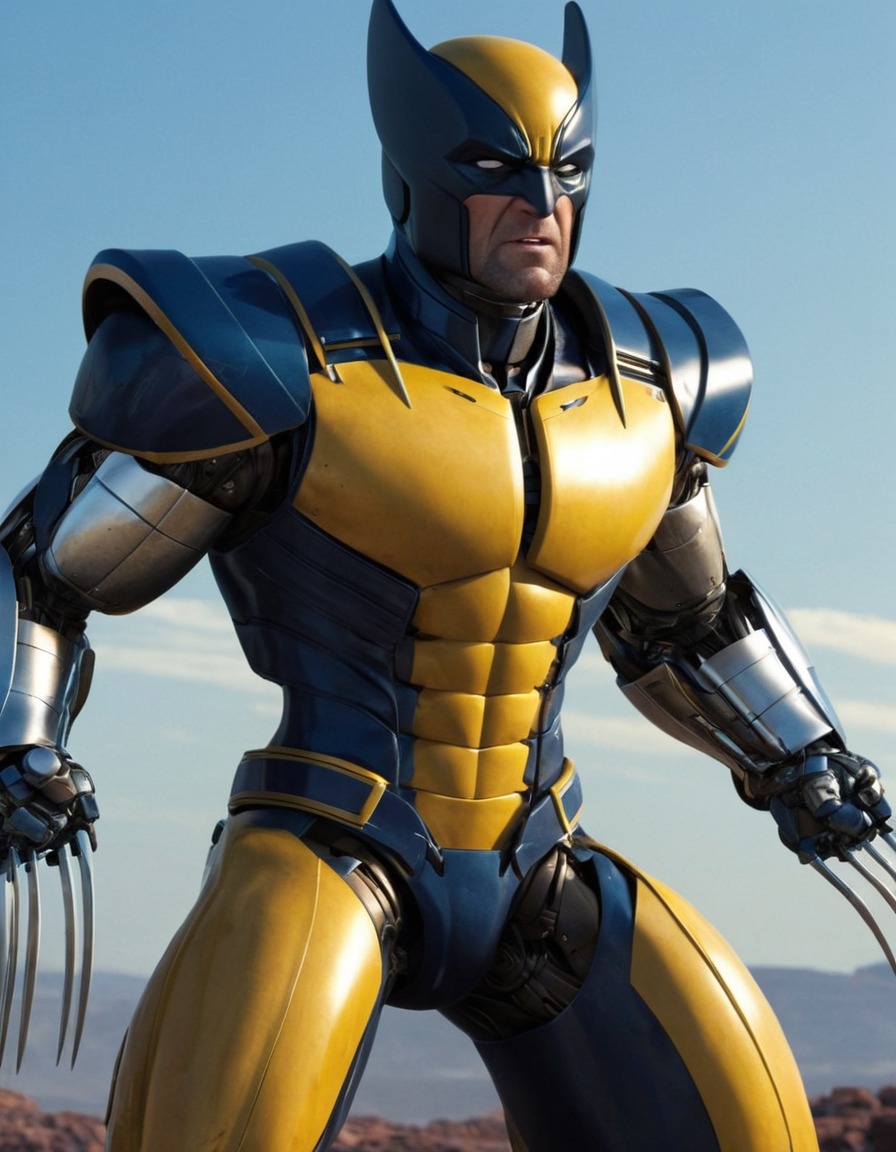 wolverine, robot, marvel, cybernetic, superhero