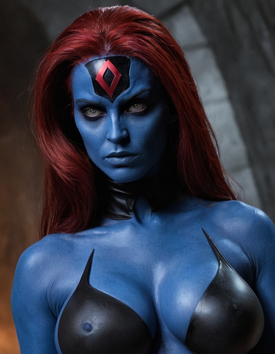 evil mystique, superhero, x-men, villain, shape-shifter, mystique, mutant