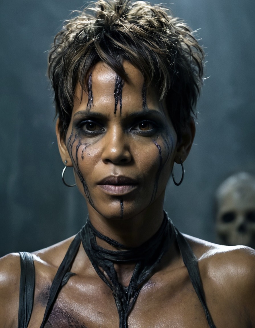 halle berry, undead, transformation, on screen, zombie, celebrities