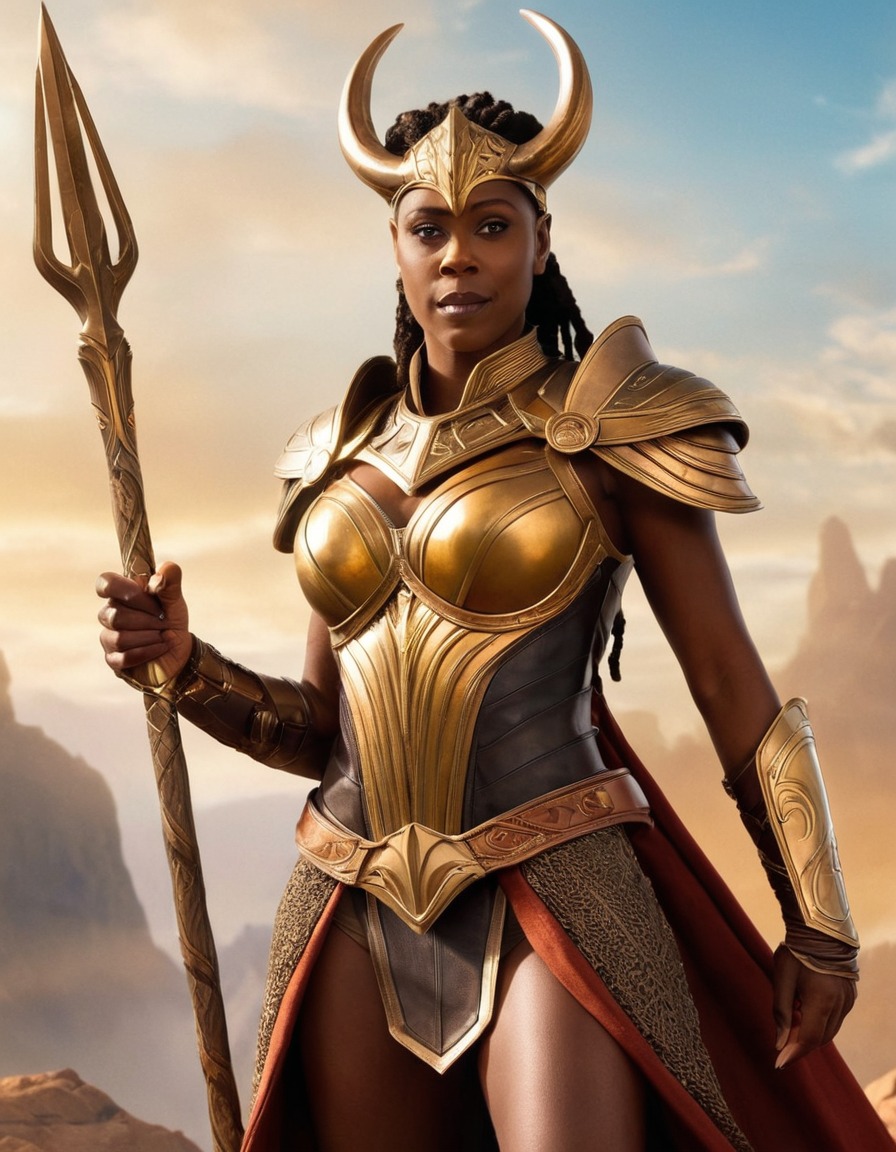 heimdall, norse mythology, female representation, genderbending, mythological characters, guardian of asgard, gender transformation