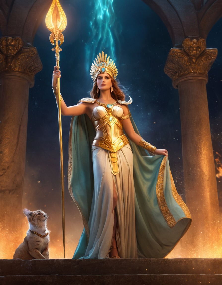 hera, greek mythology, epic, divine, powerful, olympian, mythological scene