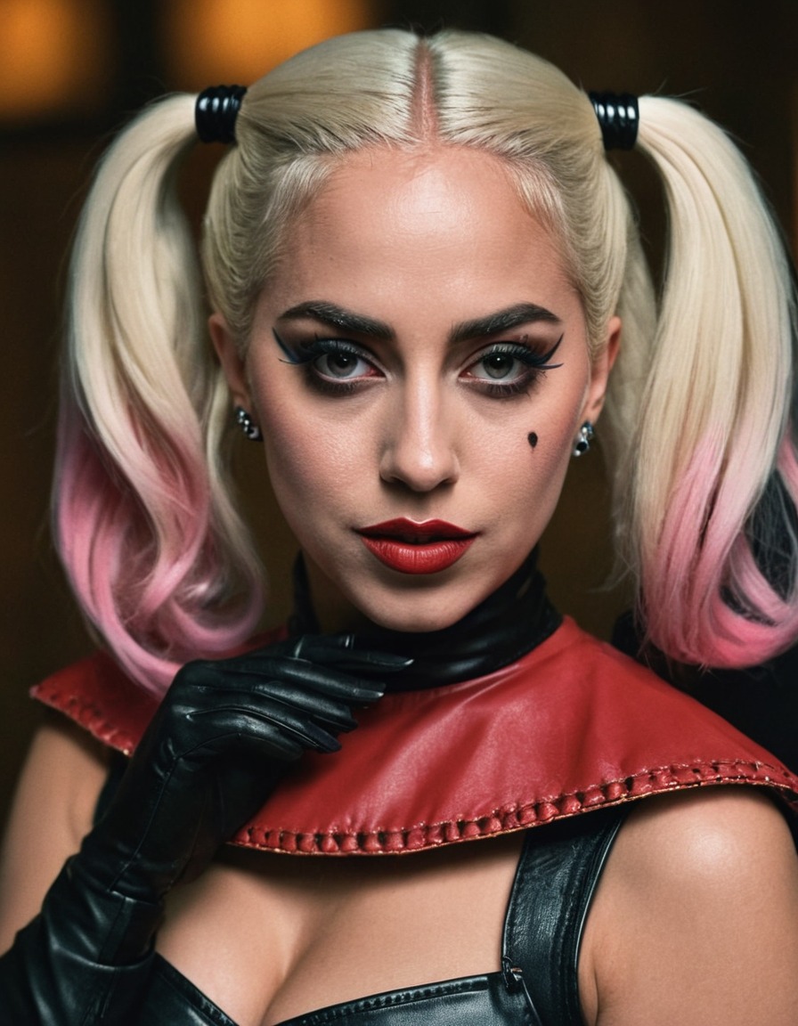 harley quinn, lady gaga, cosplay, villain, fashion, celebrity, dc comics